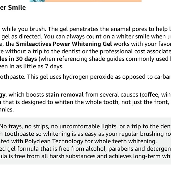 Smileactives Pro Whitening Gel - White - Picture 10 of 12